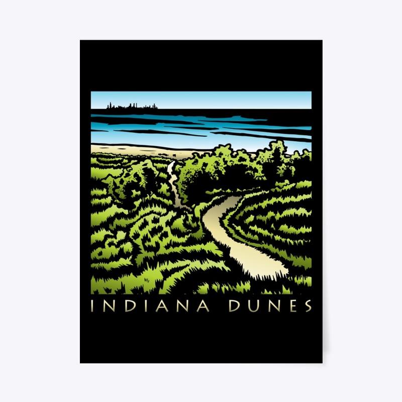 Succession Indiana Dunes Poster